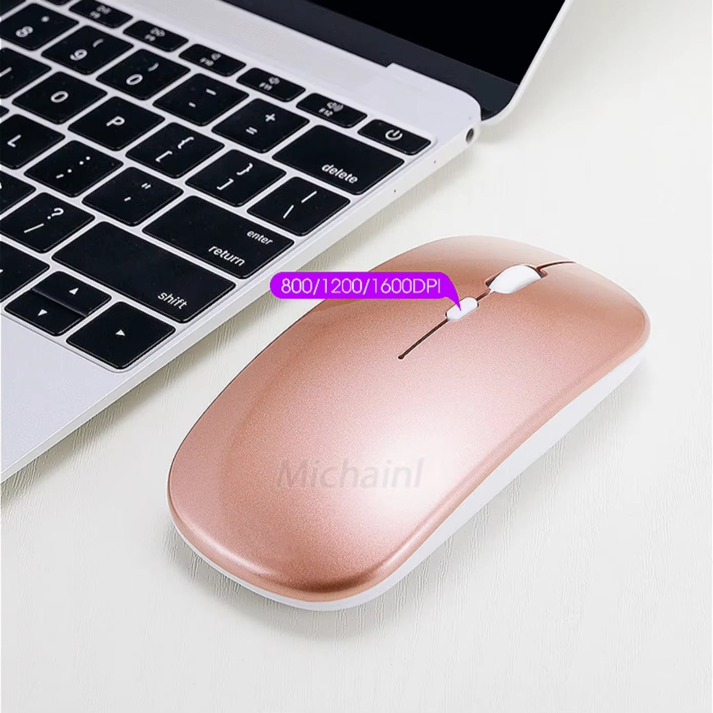 Wireless Mouse for Laptop PC Bluetooth Rechargeable Mouses Wireless Computer Silent Mice LED Backlit Ergonomic Gaming Mouse