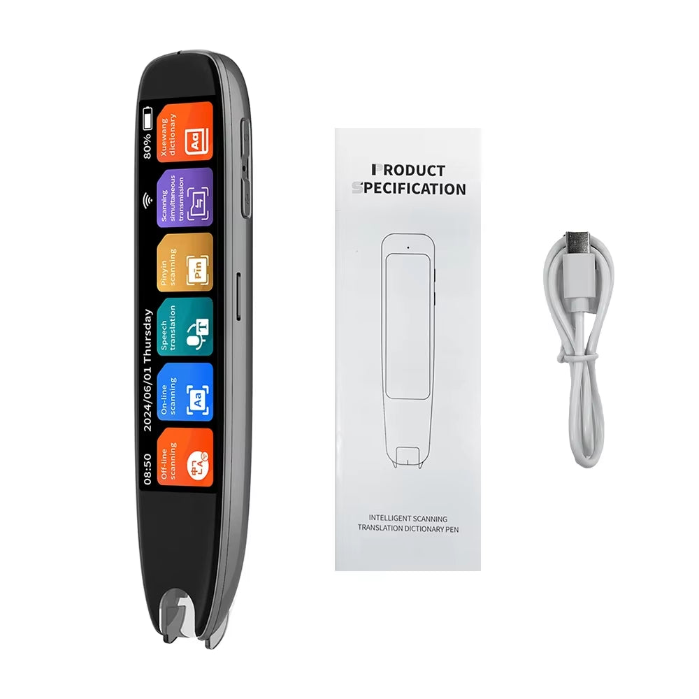 S65 Pro Dictionary Translation Pen Scan Reader Device Text Scanning Reading Translator Wifi/Bt Connection Online Photo Translate