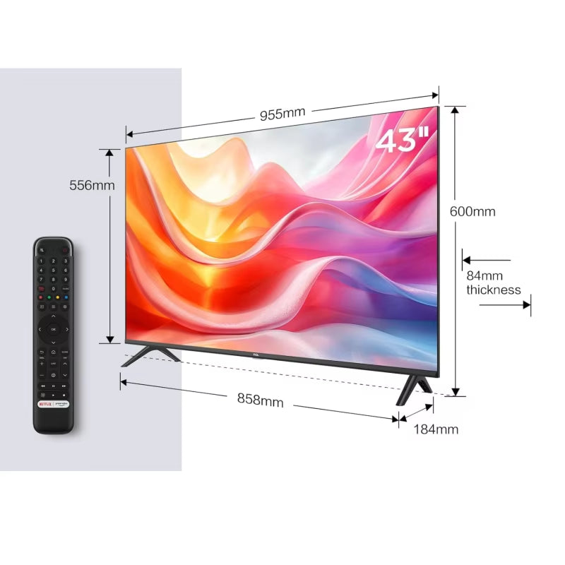 43S5400AK 43-Inch Television, HDR, FHD, Smart TV Powered by Android TV,43S5400AK