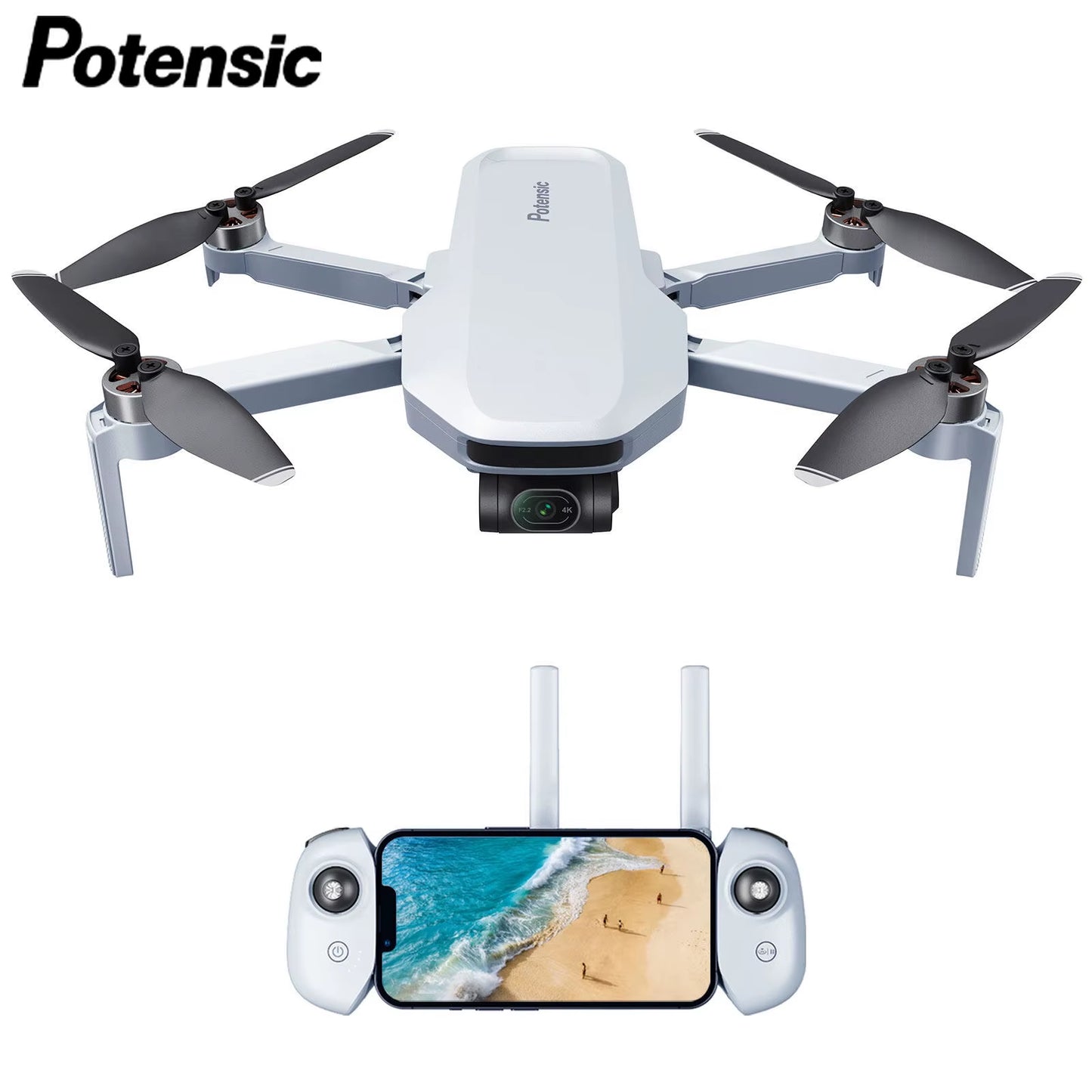 C0 4K Camera Drone Professional Mini Drone with 3 Axis Gimbal GPS 6KM Brushless RC Toys Quadcopter for Travel Gifts
