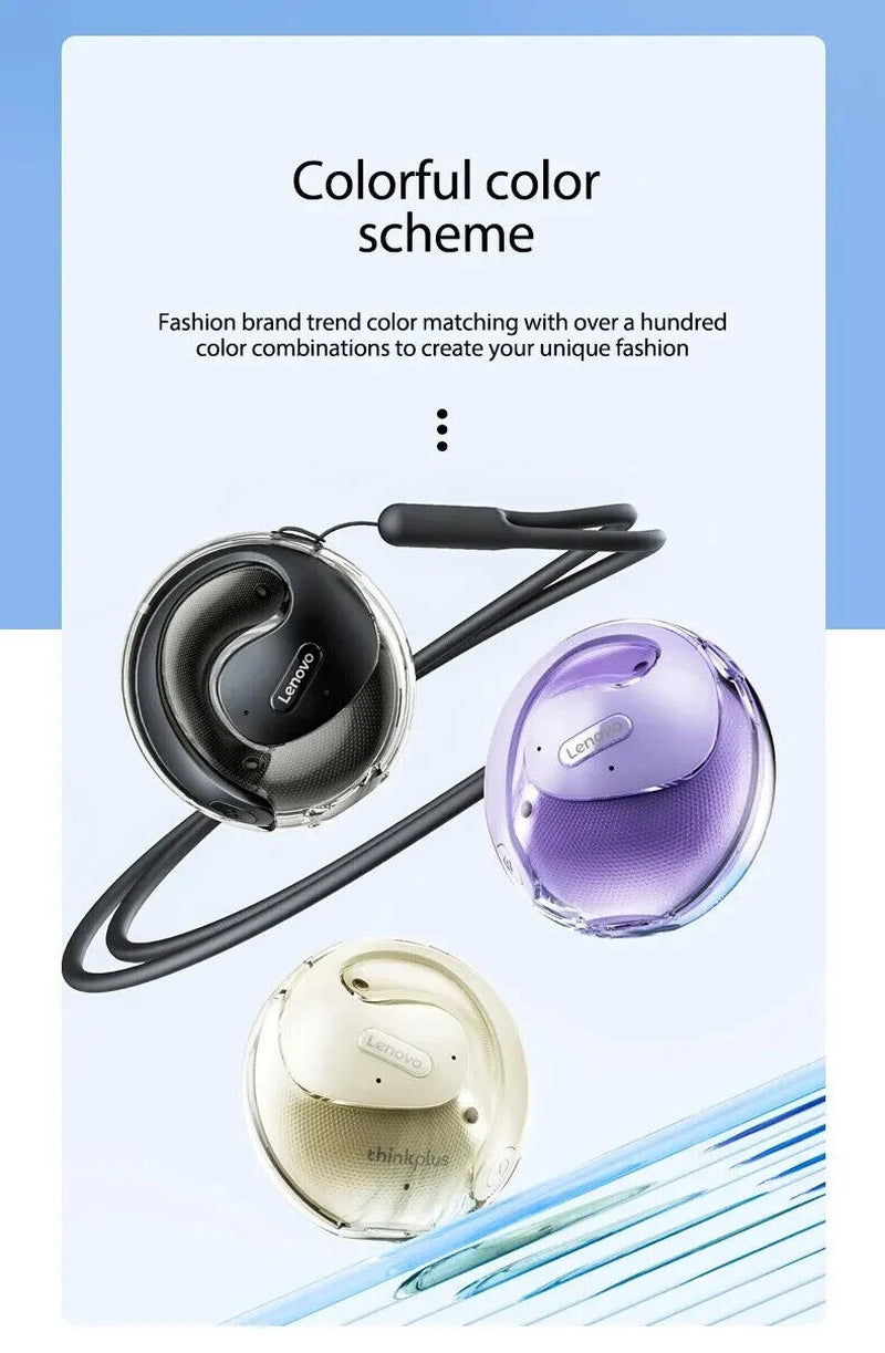 Lenovo X15Pro OWS Earphone Bluetooth 5.4 Ear-Mounted Sports Waterproof Wireless