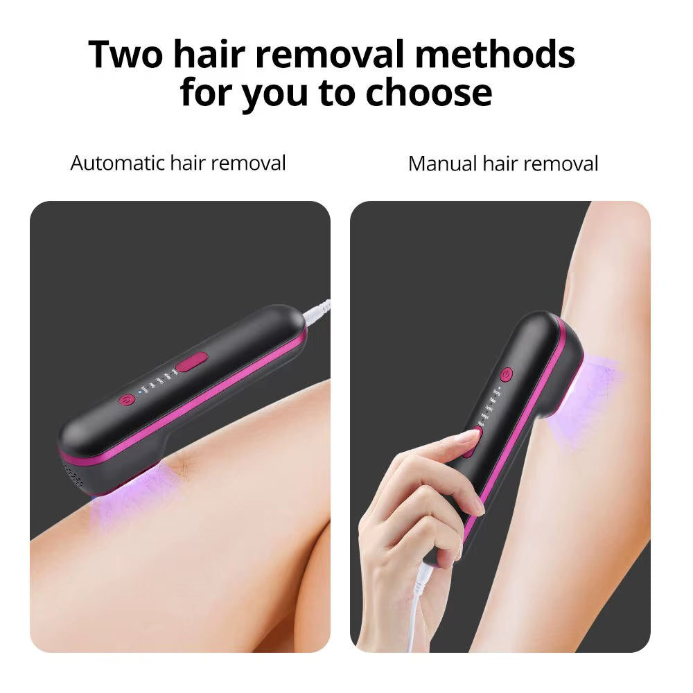 100,000 Flashes IPL Hair Removal Device for Home 5-Speed Pulse Light Painless Laser Hair Removal Device