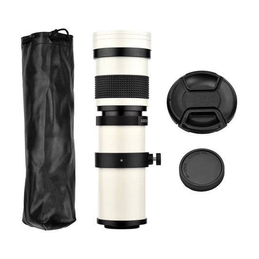 Camera MF Super Telephoto Zoom Lens F/8.3-16 420-800Mm T Mount with Universal 1/4 Thread Replacement for Canon Nikon Sony