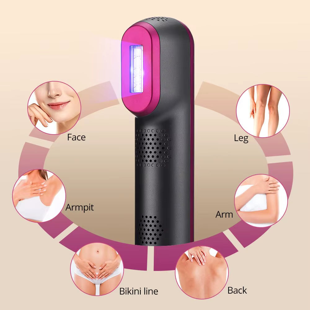 100,000 Flashes IPL Hair Removal Device for Home 5-Speed Pulse Light Painless Laser Hair Removal Device