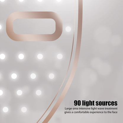 LED Light Therapy Face Mask, 7 Colours Light Therapy Mask Beauty Photon Therapy Mask for Face Skin Rejuvenation Facial Skin Treatment Anti-Aging anti Acne anti Wrinkle