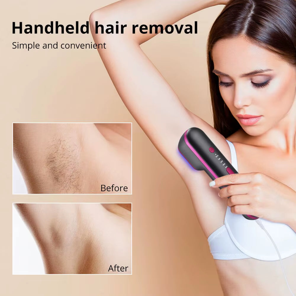 100,000 Flashes IPL Hair Removal Device for Home 5-Speed Pulse Light Painless Laser Hair Removal Device