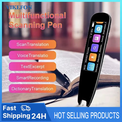 S65 Pro Dictionary Translation Pen Scan Reader Device Text Scanning Reading Translator Wifi/Bt Connection Online Photo Translate