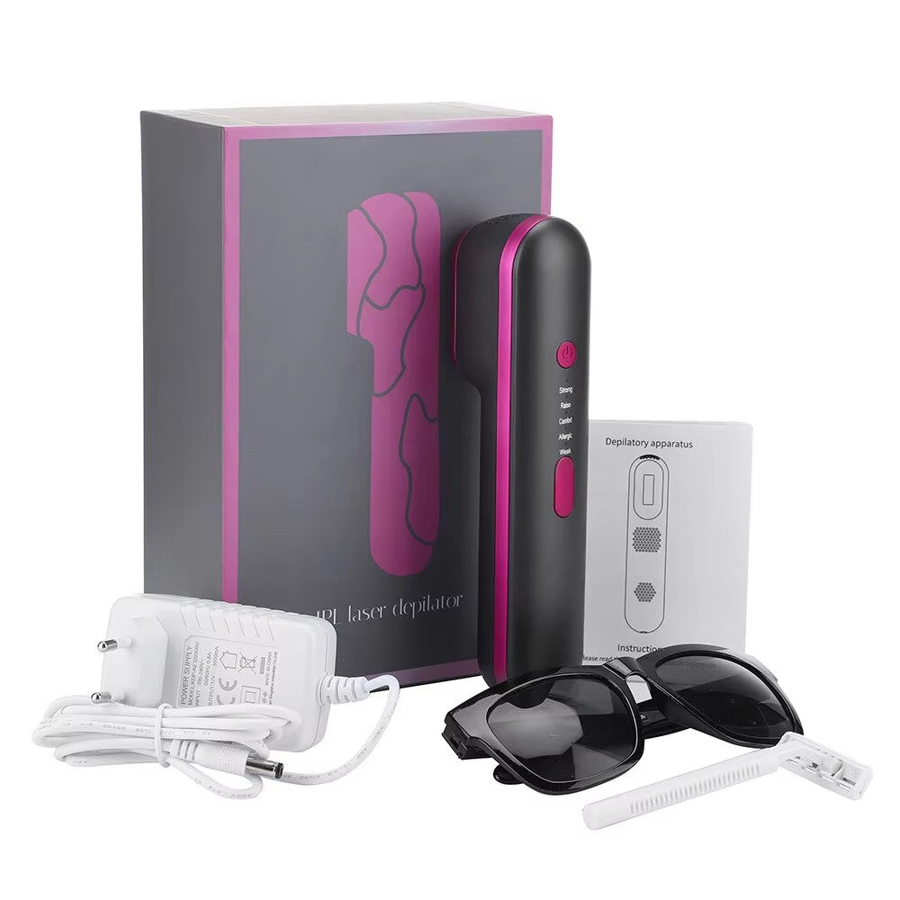 100,000 Flashes IPL Hair Removal Device for Home 5-Speed Pulse Light Painless Laser Hair Removal Device