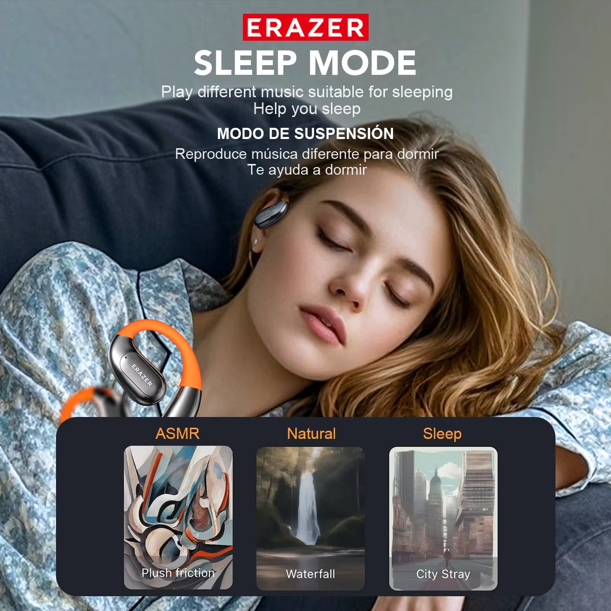 XF31 Intelligent Translation Bluetooth Real-Time Translate DIY Equalizer APP Wireless Headphones Office Travel with Mic